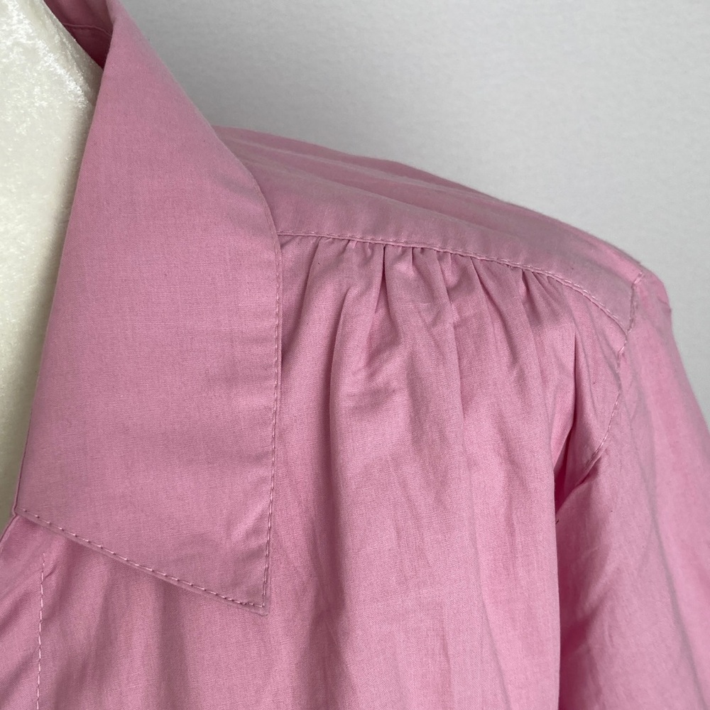 Lilla P Shirred Sleeve Shirt Dress in Pink Color - Belt included - Picture 6 of 10